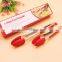 Home & Garden Silicone Laser Logo Handle Stainless Steel 304 BBQ Tong