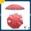 xinda 200cm polycotton promotional beach umbrella