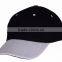 PROMOTIONAL CHEAP CUSTOM BASEBALL CAP WITH LEATHER PEAK