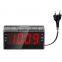 Hotel Digital Alarm Clock Radio Receiver Large Jumbo LED Display Snooze Sleep