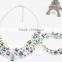 Newest Design Green Irregular Shell Multi-layer Necklace Crystal Bead Jewelry Set