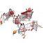 Huge children outdoor fitness used amusement park equipment