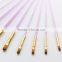 Wholesale Price 12 Piece Set Professional Acrylic Handle Brass Ferrule Nylon Hair Artist Oil Paint Brush