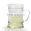Clear Drinking Glass Tea Cup With Handle