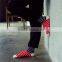 factory wholesale custom stripe blue/white/green stripe color men tight socks cotton sock supplier