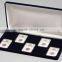 Coin Display Cases with Black Leatherette