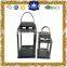 Paragon black metal stainless steel candle lantern