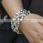 Latest design vogue jewellery stainless steel crystal bangle