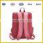 Leading Manufacturer Plain Style Nylon Material Red Young Boys Strong Schoolbag Backpack Leisure Bag