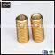 round internal and external threaded brass nut