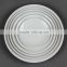 A series of round melamine plate