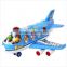 cute mini plastic plane toys/oem pvc vehicle model toys for kids/custom plastic toys China supplier