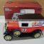 Custom red racing nascar action figure for kids