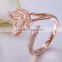 High quality rose gold napkin ring silver ring price
