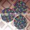 100% wool Felt/Rectangular felt ball mats/ 100% felt wool carpet/ Felt balls carpet