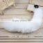 plush leather keychain animal rabbit keyring artificial foxtail