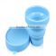 100% food grade silicone collapsible camping travel cup