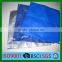 PE great quality blue and orange coated tarpaulin