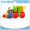 colorful Pull Along wiggles Dog Wooden Toy wiggles as you pull they make a clicking sound and make a fun baby