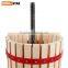 12L basket wooden hand orange juicer