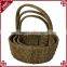 Set of 3 seagrass woven hanging basket flower decorative gift basket