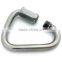 Rigging Hardware Stainless Steel Triangle nickel Plated Delta Shaped Quick Link For Wire Rope