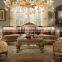 Royal Antique Classic Sofa/European Antique Furniture Wedding Fabric Sofa Set (MOQ=1 Set)