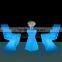 Decorative waterproof led bar stools/KTV party stools/Light Up led Bar Stool& led stools like table