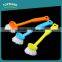 Toprank BSCI Manufacturer New Design Heart Shape Head Plastic Bowl Cleaning Brush Kitchen Brush Dish Brush With Handle
