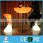 Modern Glowing Rechargeable Nightclub LED Bar table