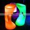Contemporary Counter Height LED Lighting Plastic Bar Stool with 16 Colours Change