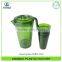 High Quality Fashion Normal Size Plastic Glass Pitcher With 4 Cups