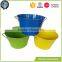 Colorful galvanized zinc bucket with two handles