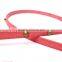 Fashion rivets decorated pin buckle sex girl thin pink PU waist belt