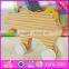 2016 new design baby toys wooden bear W05B152