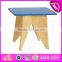2015 New wooden table toy for kids,Popular wooden toy children study table,High quality children writing table for sale W08G026
