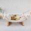 Cat swing bed pet hammock bed with wood stand cat hammock bed