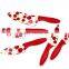 A3404Y special pattern printing blade knife knives set