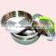 Apple Shape Stainless Steel Round Lunch Box With Handle