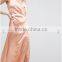 guangzhou clothing oem summer thigh split party satin maxi dress