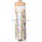 floral print lace trim maxi dress elegant woman dress party dresses