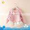 Winter girls wear sweet frocks  wholesale girls clothes baby cotton frock design for 3 years old girl wear