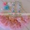 New Baby Girl Tutu Skirt Chiffon Lace Princess Latin Dance Party Pettiskirt Ruffles Kids Bow Silk Ballet