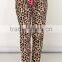 sexy leopard adult jumpsuit pajama hood with ear