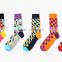 Customized Your Own Brand Design Jacquard OEM Logo 75% Polyester 24% Cotton 1% Spandex Young Men Sport Tube Socks