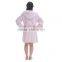 Wholesale hooded mature women sexy bathrobe gift set