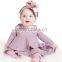 Europe Style Carnation Baby Ava Dress Set Girl Suit Include Dress And Leggings Fancy Children Clothing Set G-NP-CS905-268