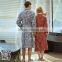 Cotton Jacquard Family Bathrobe Set for Couple