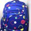 Boys and girls school bag, durable polyester backpack, large capacity shoulder bookbag, bag factory