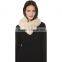SJ616-01 25CM*135CM Fashion Plain Dyed Knitting Girls' Rabbit Snood Fur Scarf